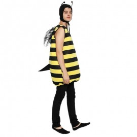 Costume abeille Adulte combinaison abeille Cosplay homme vue coté