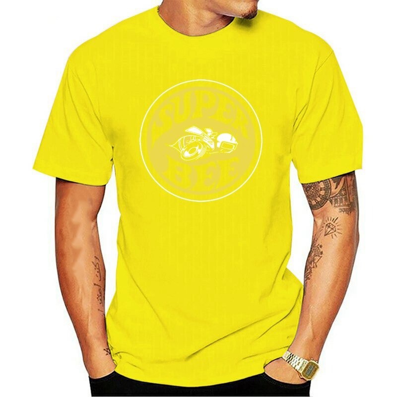 T-Shirt Homme Abeille Super Bee à manches courtes Jaune