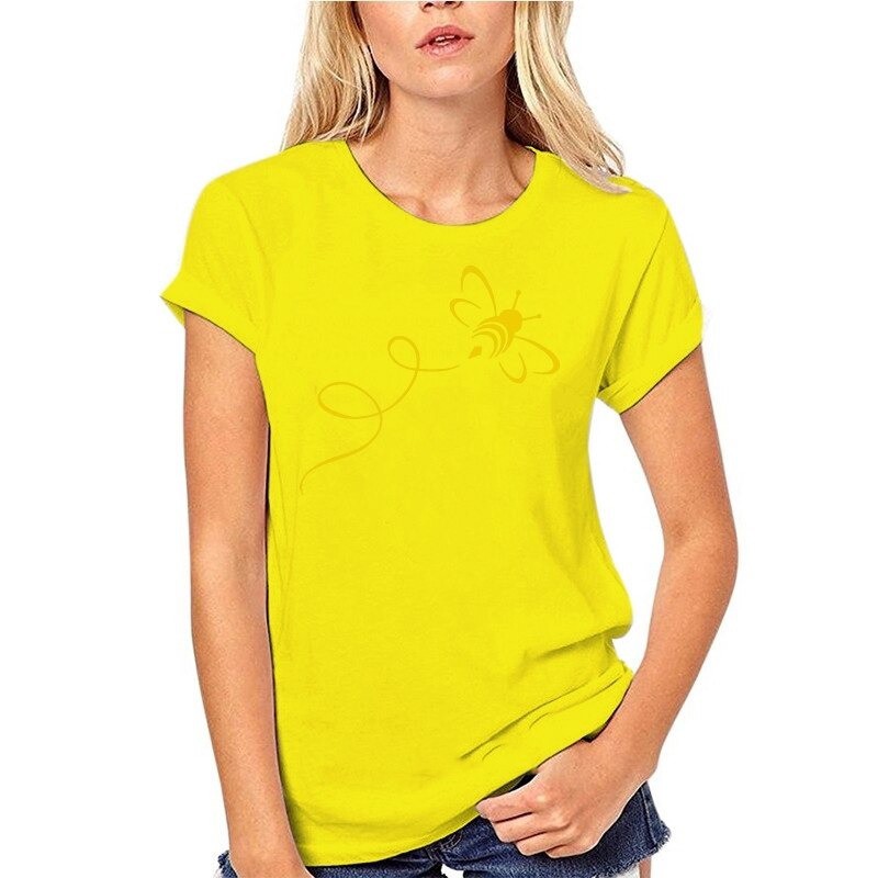 T-Shirt Abeille pour femmes Bumble Bee Jaune