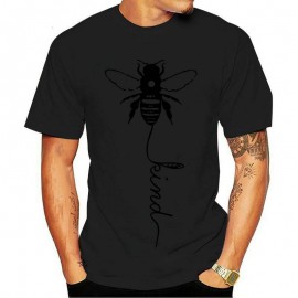 T-shirt Abeilles pour Homme Bee Kind noir