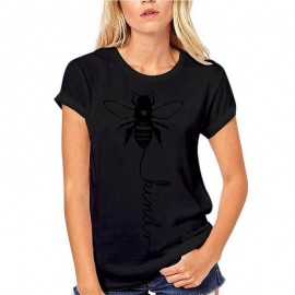 T-shirt Abeilles pour Femme Bee Kind noir