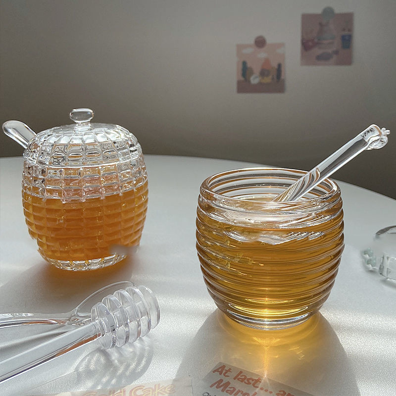 Pot à miel en forme de ruche géométrique 2 modèles au choix