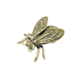 Magnifique Figurine d'abeille en lation vintage