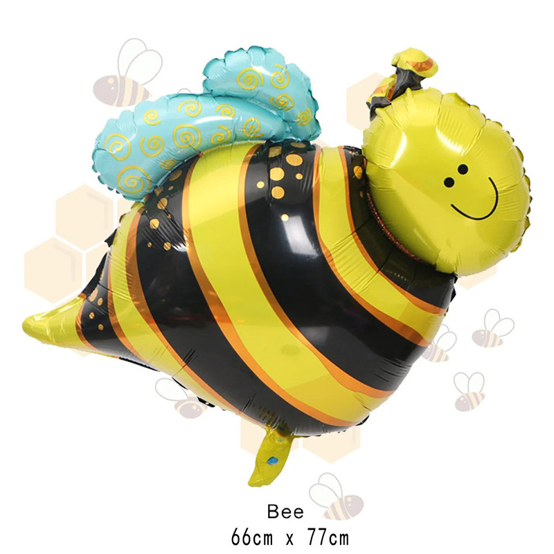 Ballon abeille joyeuse 66 x 77 cm