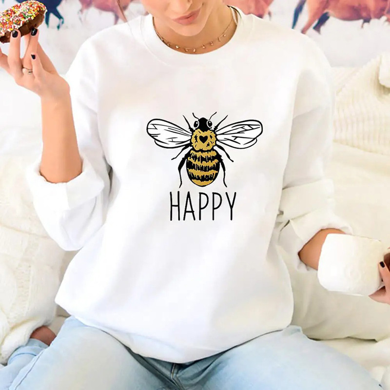 Sweatshirt Bee Happy abeille douce