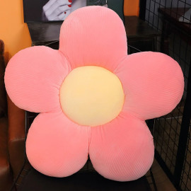 Coussins fleurs à panacher - couleur pink
