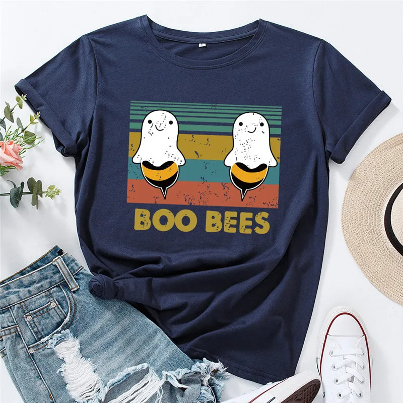 T-shirt Boo Bee - couleur bleu marine