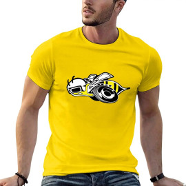 T-shirt bolide abeille - couleur jaune