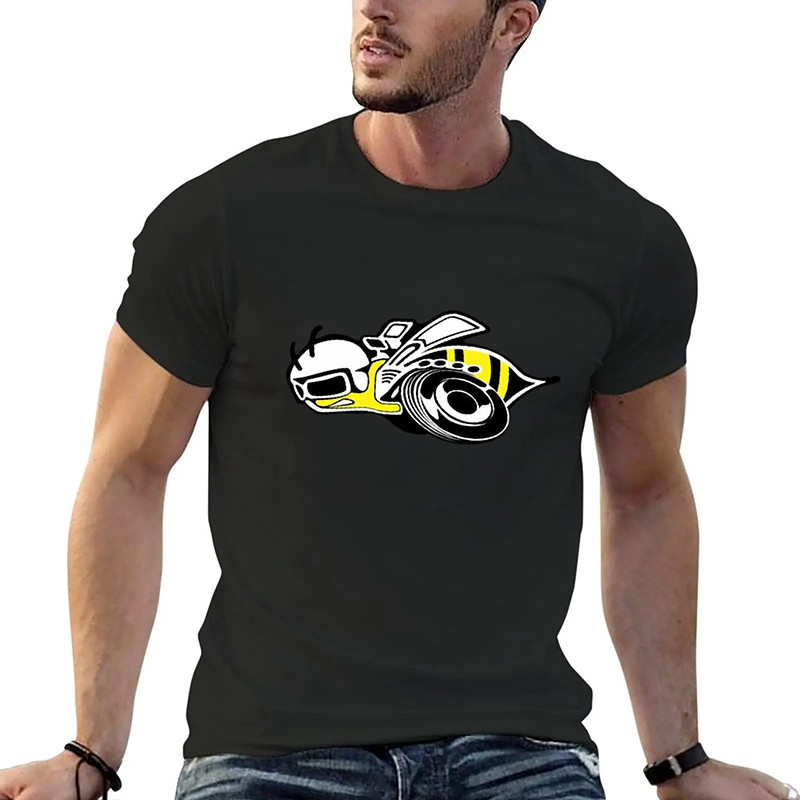 T-shirt bolide abeille - couleur noir