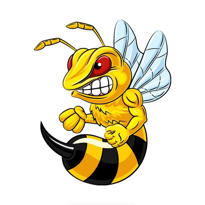 Autocollants abeille - bee killer - modele 4