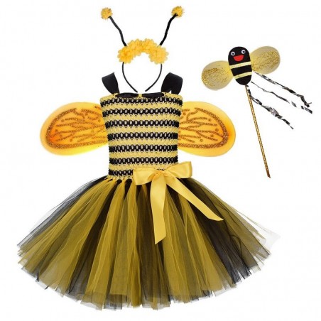 Costume complet de fée abeille pour fille